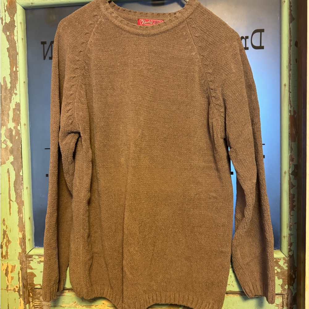 Vintage Men's Brown Crewneck Sweater